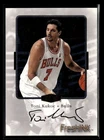 1999-00 Flair Showcase Toni Kukoc Fresh Ink Auto Autograph Bulls RP1050