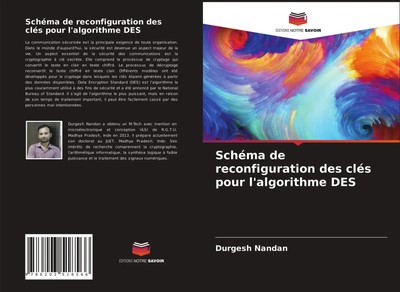 Durgesh Nandan | Schéma de reconfiguration des clés pour l'algorithme DES | Buch