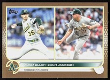 2022 Topps Update Adam Oller / Zach Jackson Gold /2022