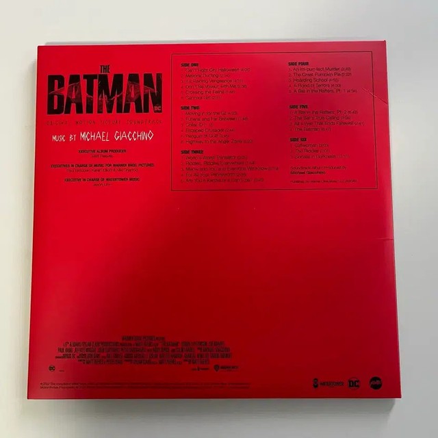DC Batman Mondo Limited Edition Colored 3LP Vinyl Record