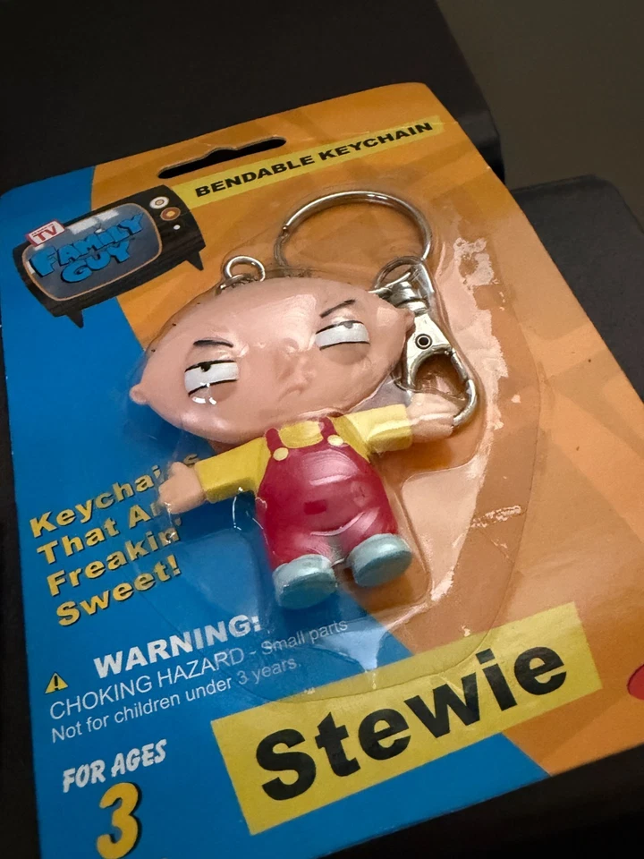 Family Guy Stewie Griffin Llavero Flexible Llavero Coleccionable Foto 3 de 3