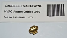 Carrier/Bryant/Payne HVAC Piston Orifice .080 Orifice EA52PH080, NEW