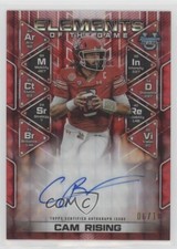 2024 Bowman U Red Geometric Refractor 6/10 Cameron Rising Cam #ETG-CR Auto 05ol