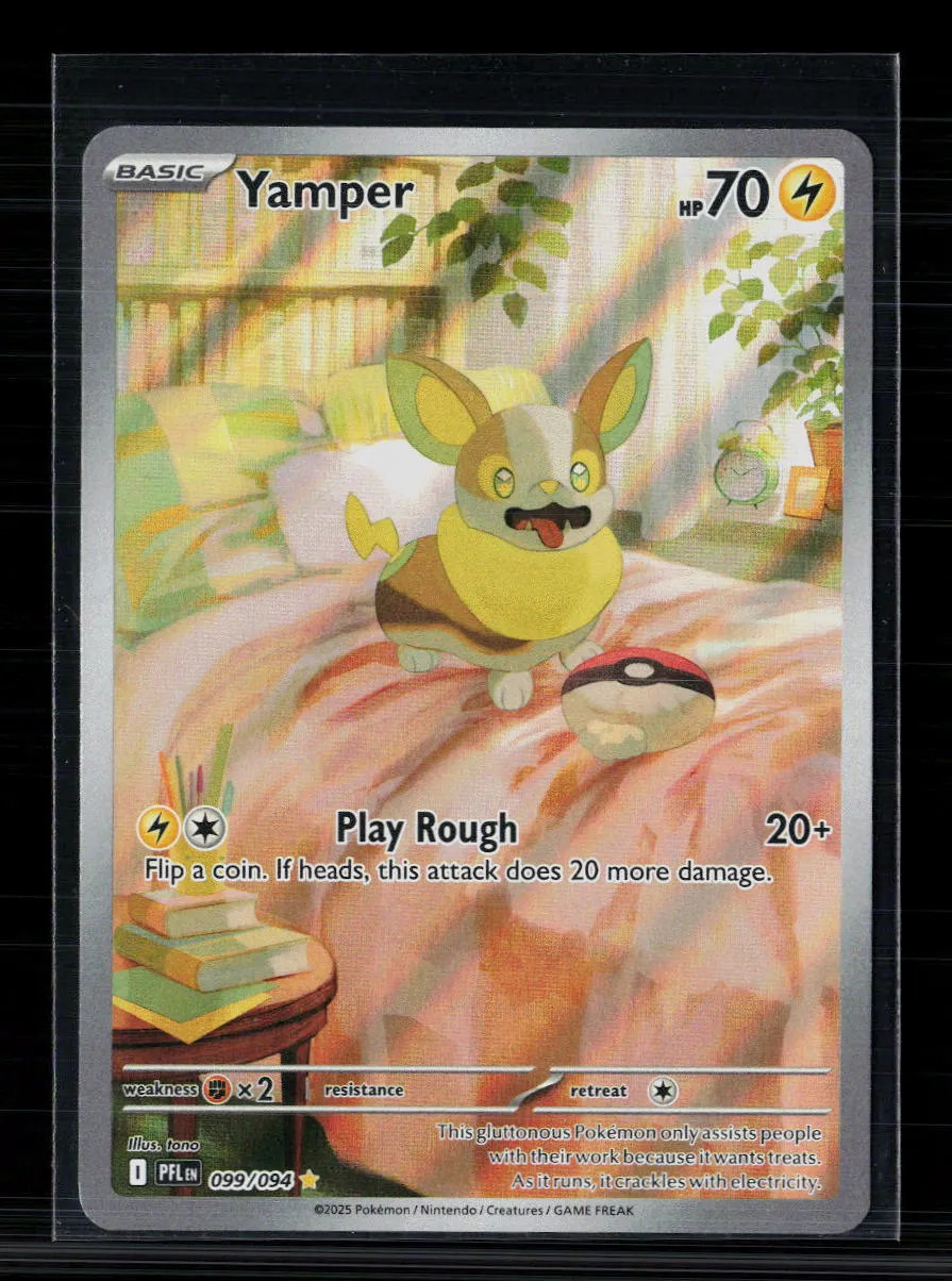 Pokemon 2025 Scarlet & Violet Phantasmal Flames Yamper #99/94