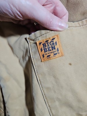 VTG 80s Wrangler Big Ben Coveralls Boiler Suit Large Short Made In