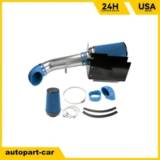 4" Cold Air Intake Kit + Blue Filter w/ Heat Shield For 00-06 Chev Suburban 1500