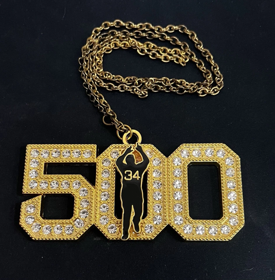 David Ortiz Bling Chain 500 Home Runs Fenway Park Giveaway Boston Red Sox 2016 - Image 2 of 4