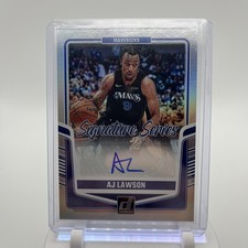 2024-25 Panini Donruss - Signature Series AJ Lawson #SS-AJL (AU, RC)