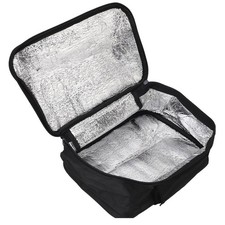 Schwarze Tragbare Mini-Auto-Mikrowelle 12V Elektrischer Schnellheizofen