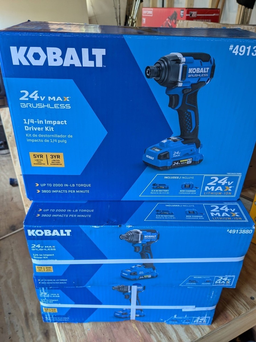 24v Brushless Kobalt Impact Driver Review Kobalt 1/4 Impact Driver