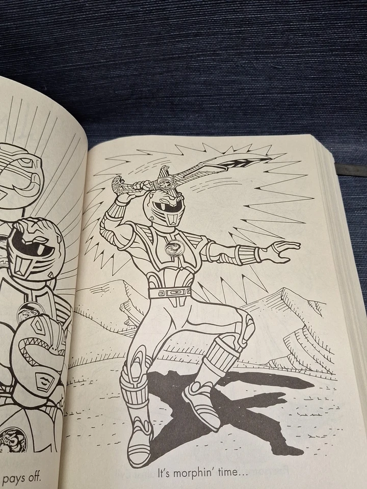 Mighty Morphin Power Rangers The Movie 1995 Colossal Coloring Activity Book - Image 3 of 4