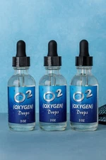 3 Oxygen Liquid Drops  Health Naturally Dropper Cell Stabilized Energy Health