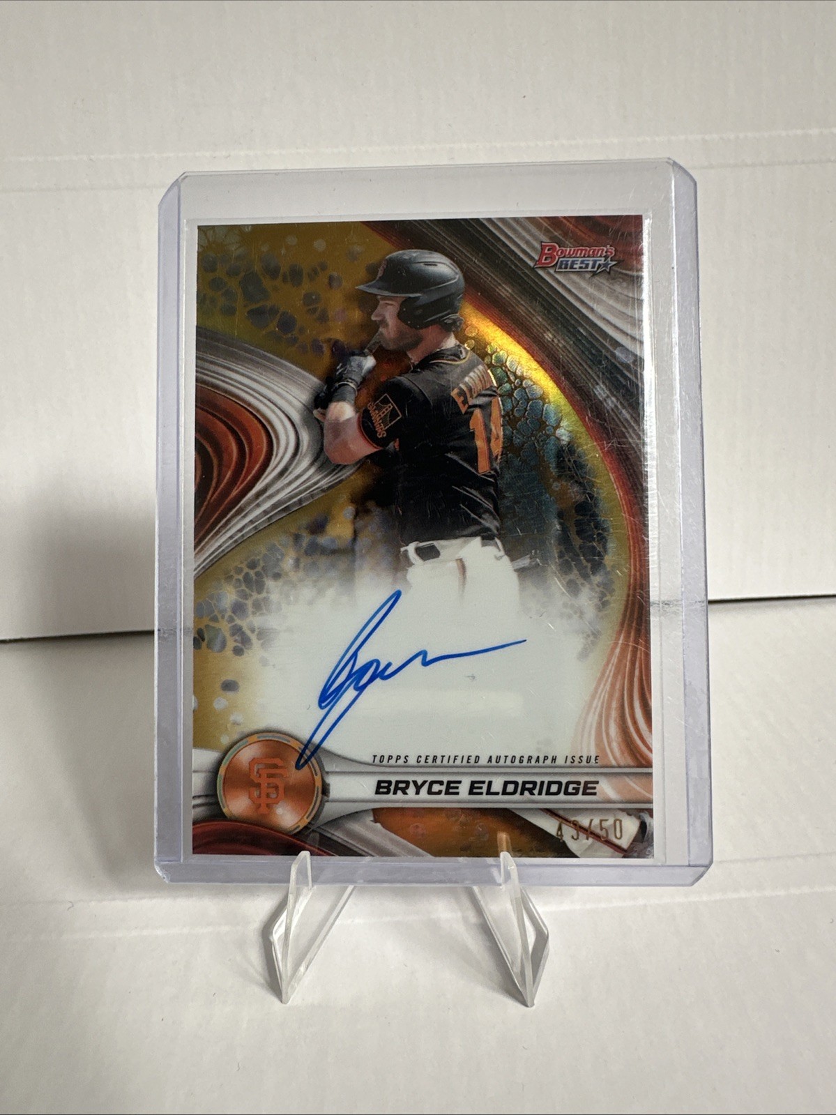 2024 Bowman's Best Bryce Eldridge Gold Auto /50