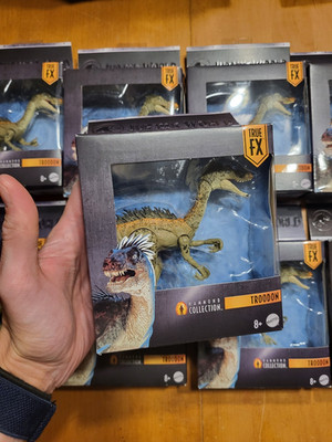Jurassic World Hammond Collection TROODON True FX Park Dinosaur Mattel 