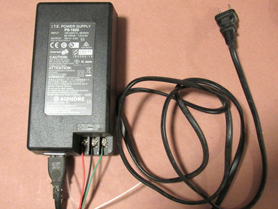 Genuine Aiphone Model PS-1820 Power Supply 18V 2A