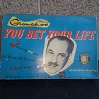 Vintage Groucho Marx You Bet Your Life Board Game NBC Desoto Trivia 1955 Rare