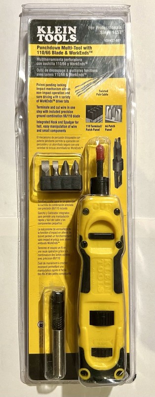 Klein Tools VDV427-807 Punch-down Tool Set