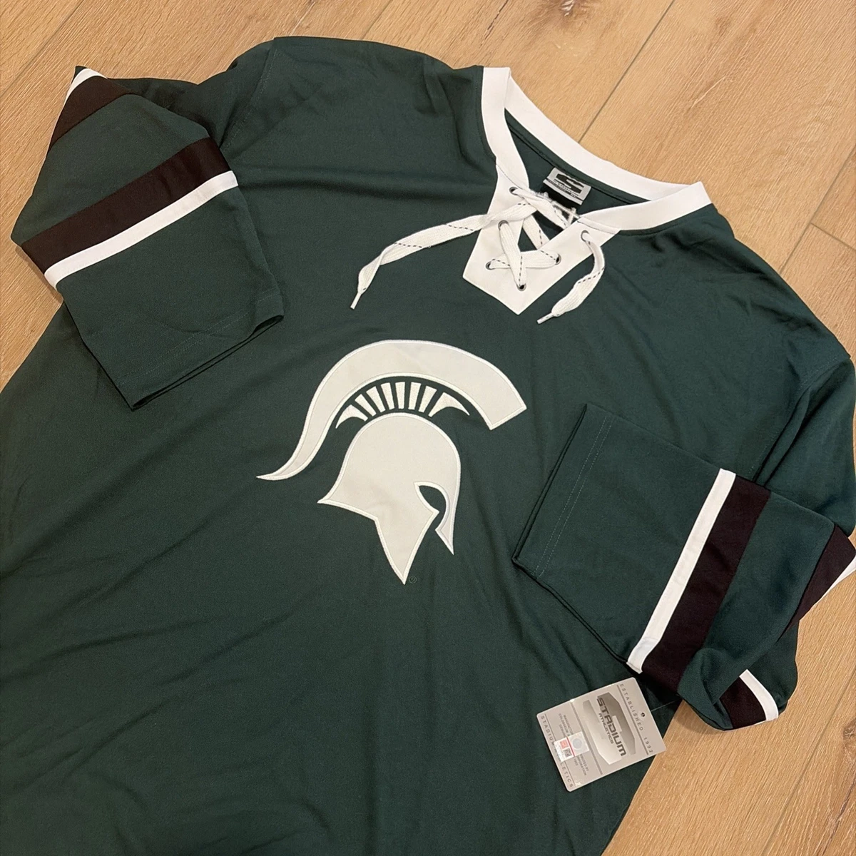 MICHIGAN STATE ゲームジャージ Michigan State Spartans Green NCAA Jerseys for sale | eBay