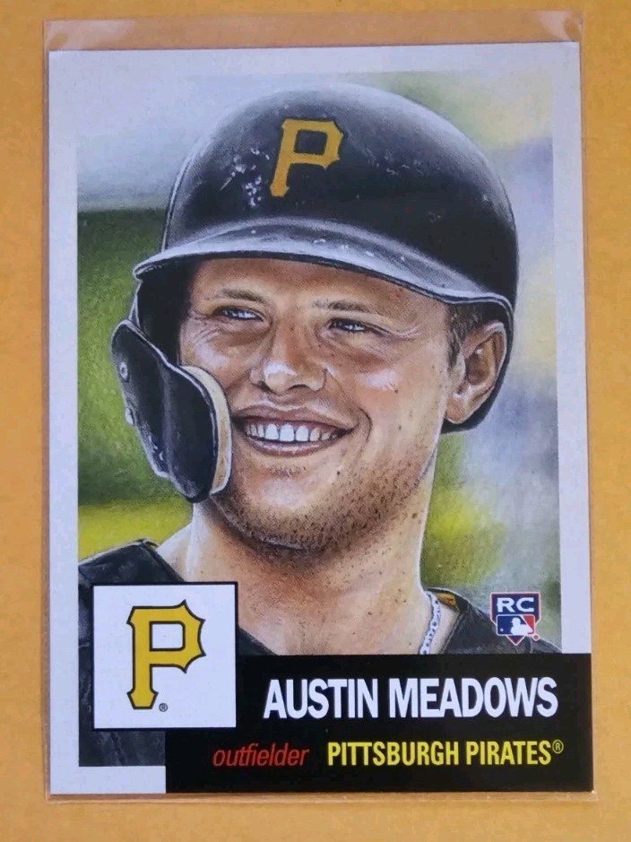 AUSTIN MEADOWS 2018 TOPPS MLB LIVING SET ROOKIE CARD #63 PIRATES PR: 5639