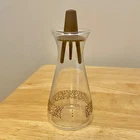 Pyrex Glass Single Replacement Shaker Woodland Brown Floral Vintage USA
