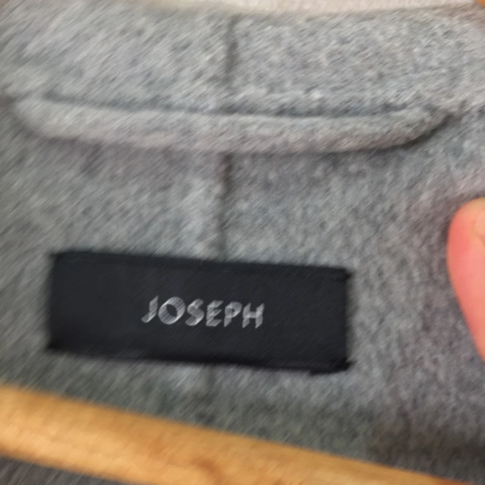 Joseph gabardina mujer talla 36 aus 8 gris lana cachemir manga larga 121490 Foto 4 de 4