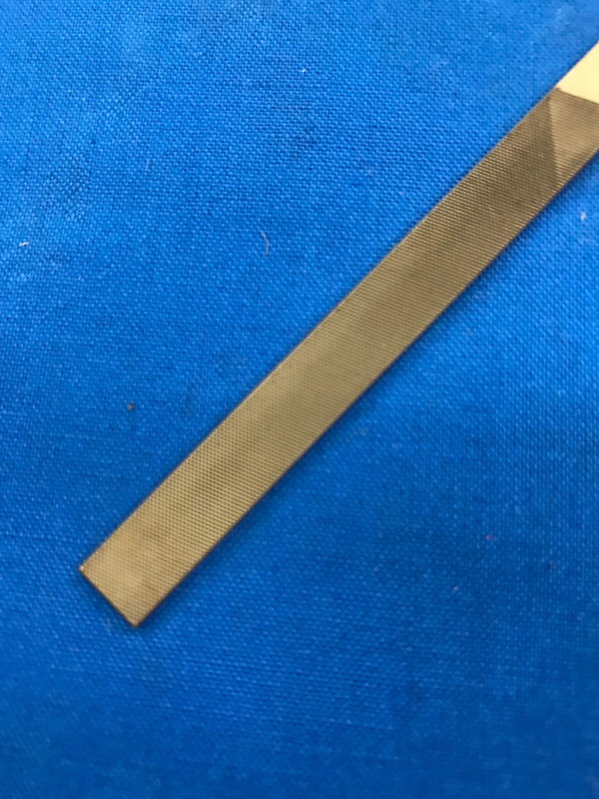 NICHOLSON  Steel Double Cut Thin Rectangle Tungsten Point File 5-1/4" Long - USA