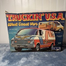Vintage Mpc Truckin U.S.A. Model Kit-Open Box...