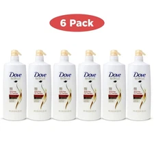 6 Pack Dove Anti Frizz Oil Therapy Shampoo Frizzy Dry Hair Nourishing 40 Fl Oz