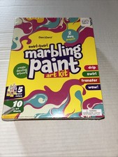 Dan Darci Marbling Paint Art Kit for Kids Arts and Crafts for Girls Boys Ages
