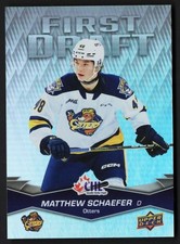 2023-24 Upper Deck CHL First Draft Insert #FD-6 Matthew Schaefer