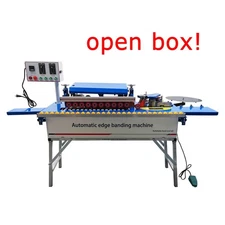 open box! Automatic Edge Banding Machine 110V Double-sided Trimming&Gluing