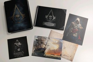 Assassin's Creed Black Flag Blechdose Artbook Soundtrack CD Postkarten