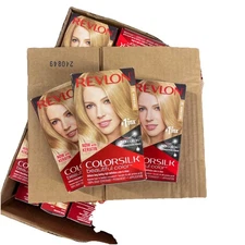 3 Pack Revlon Colorsilk Beautiful Permanent Hair Color, 74 Medium Blonde S42