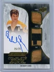 Bobby Orr 2024-25 UD Engrained Icons #CS-BO Complete Sticks Signatures #25/25