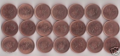 CANADA 2000 ''MAPPLE LEAF'' BU SMALL CENT