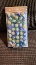 VITRO-AGATES MADE IN USA 40 MARBLES IN BAG