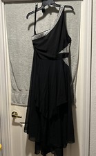 Unbranded Black Formal Long Dress - 2X - 100% Polyester Blend - Sleeveless