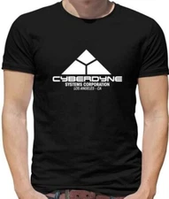 Cyberdyne Mens T-Shirt - Schwarzenegger - Film - Cyborg - Skynet - Systems