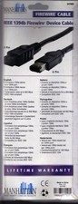 FIREWIRE CABLE MANHATTAN 800MBPS 9-6 pin IEEE-1394b 1.8 mt 6' 