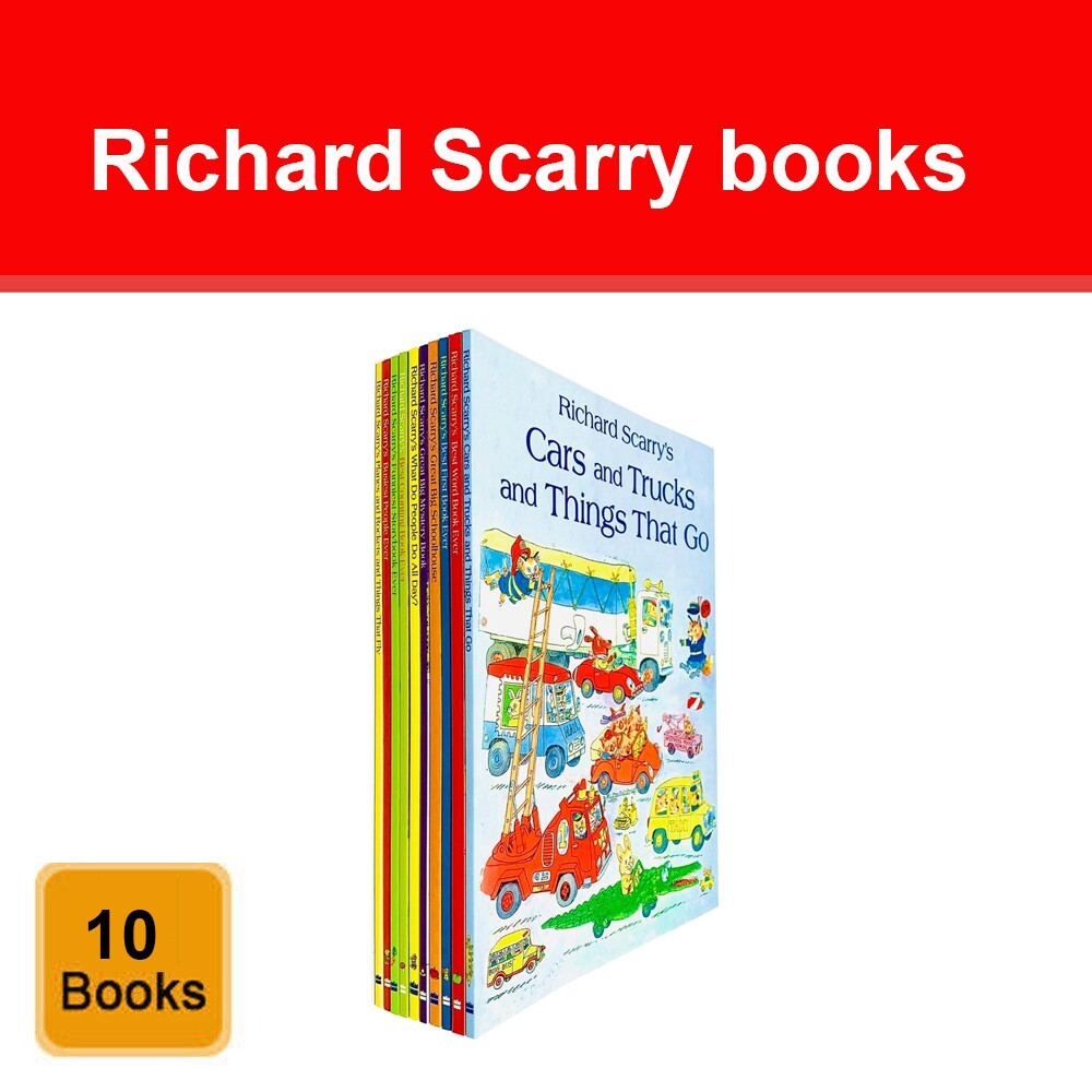 Richard Scarry's Best Collection Ever! 10 Books Collection Set