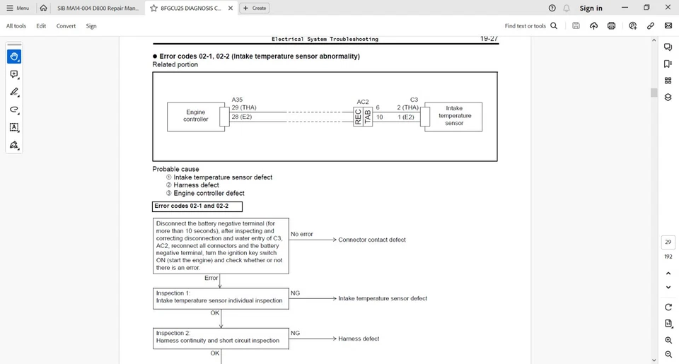 TOYOTA CARRETILLA ELEVADORA Manuales de Servicio-Manuales de Piezas-Serie 2-5-6-7-8-9 en una Unidad Flash Foto 3 de 4
