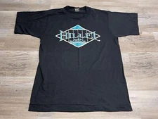 Vintage Black Screen Stars Best Graphic T-Shirt Size Medium Hillel Day School