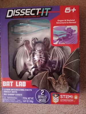 Dissect It Bat Lab Synthetic Dissection Kit New And Sealed Stem.org 6+