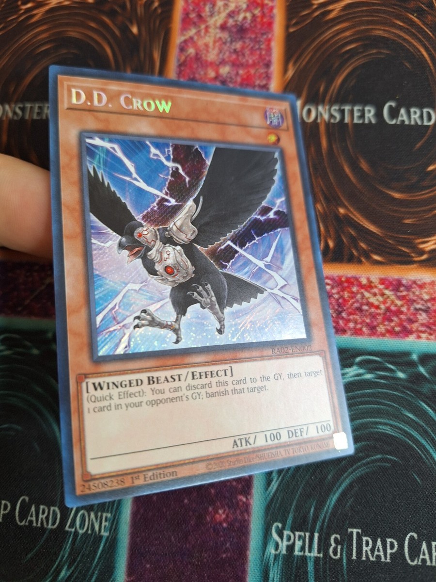 Yu-Gi-Oh! D.D. Crow RA02-EN002 Secret Rare 1st Edition Near Mint
