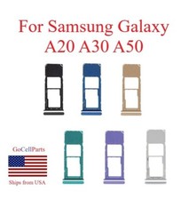 SIM Card Tray Replacement for Samsung Galaxy A20 A30 A50 - 6 Colors