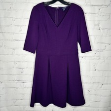 Chaps Size 10 Purple Dress