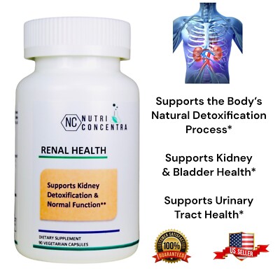 Renal Health, Improve Kidney Filtration, Biomedical Formula, 750 mg, 90 Capsules