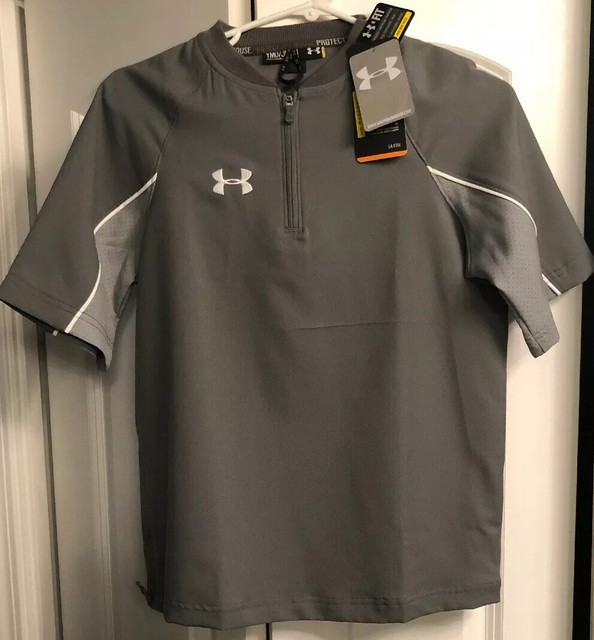Under Armour Baseball Short Sleeve Batting Cage Jacket UA Logo, Youth