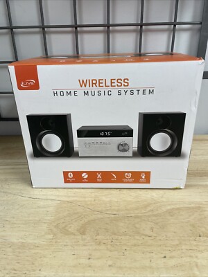 iLive IHB227B Wireless Home Music System w/CD , AM/FM Radio, Clock, Remote