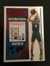Patty Mills Panini NBA Contenders International Ticket Red Olympics Autralia